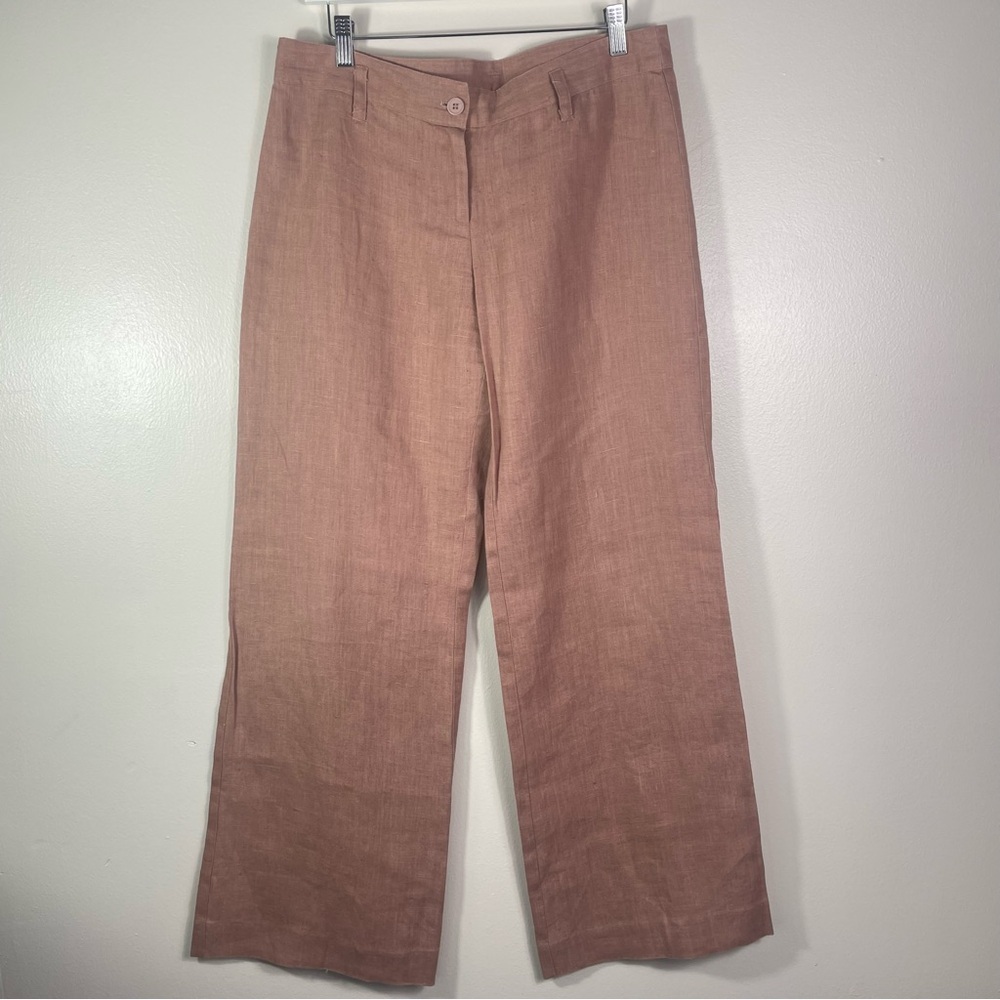 Linen Wide Leg Pants - Picture 4 of 5